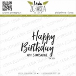 Акриловый штамп Lesia Zgharda Happy Birthday TA201