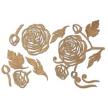 Набір чіпбордів Flower mood, колір крафт, ТМ Фабрика Декору