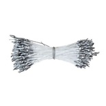 Тычинки двусторонние, серебристые, 55*1мм, 144 шт.