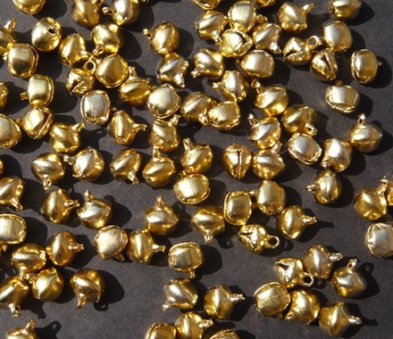 Дзвіночок, 9 мм, колір золото, 1 шт.,1267