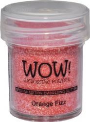 Глиттер для эмбоссинга от WOW - WS61R Orange Fizz Embossing Glitter, 15 мл