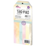Набор тэгов от Prima - Julie Nutting Mixed Media Double-Sided Tag Pad 48/Pkg, 48 шт. (8,89х21,59см)