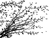 Резиновый штамп от Memory Box -  Windswept