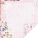 Аркуш двосторонній Fabscraps - Marie Antoinette Paper - Paper Pink Carriage, 30x30 см