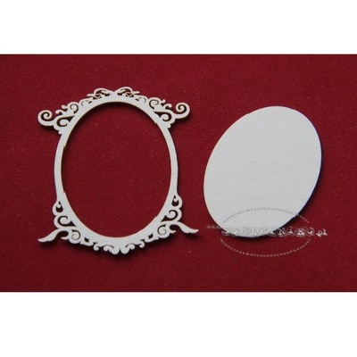 Чипборд Scrapiniec - Романтичні рамки, 4 штуки