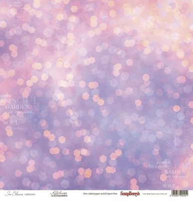 Набор бумаги для скрапбукинга от ScrapBerry's - Цветущий Сад, ENG, 12 листов, 30,5х30,5 см, 190 гр/м, односторняя