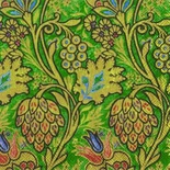 Серветка для декупажу "Райські кольори: візерунки" зелений, колір фону: аквамарин, розмір: 33x33 см