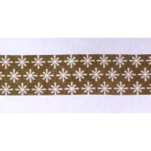 Бумажный скотч с принтом СНЕЖОК, ширина 15 мм, длина 8 м