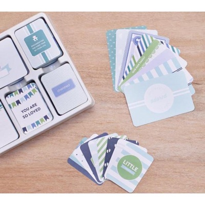 Набір карток Project Life by Becky Higgins - Core Kit - Baby Boy, 616 штук