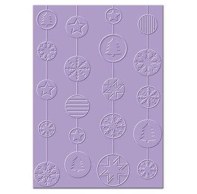 Папка для тиснения и эмбоссинга - Cart-Us Bauble Garland от Cart-Us,  EMCU 8002