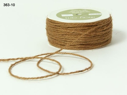 Джутовий шнур Twisted Burlap - Natural, 1 мм, колір: коричневий світлий, 90 см