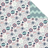 Аркуш скрап-паперу Carta Bella - Ahoy There - My Anchor, двосторонній 30x30 см