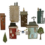Ножи от Tim Holtz Alterations - Thinlits - Suburbia Cityscape - Die Set 34 Pack