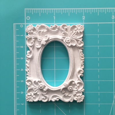 Гипсовая рамочка от Е.В.A, 5х6,5см