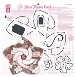 Трафарет HOTP - Giant Flower Card Template