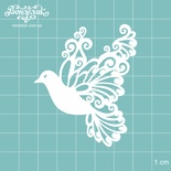 Чипборд від Вензелик - Голуб, розмір: 54x64 мм