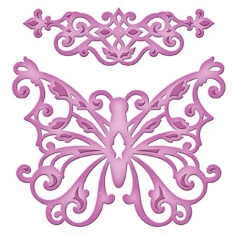 Ножі від Spellbinders - Outrageous Butterfly