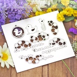 Чипборд від Вензелик - Набір "Веселі бульбашки", розмір: 122x104 мм