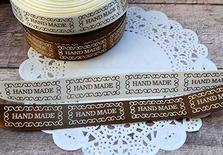 Набор декоративных лент от ScrapBerry's - Hand Made в рамке, 1,5 см, по 2 м