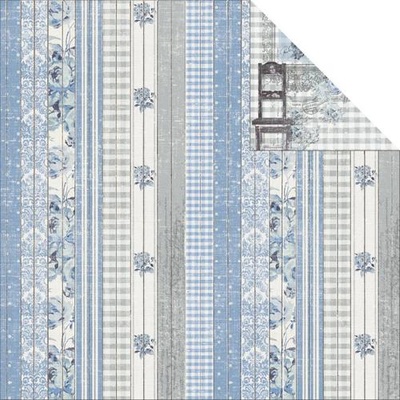 Аркуш двосторонній Fabscraps - Shabbylicious Double-Sided Cardstock - Shabby Mix, 30x30 см