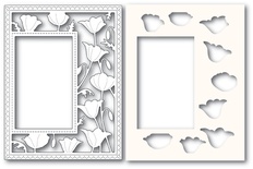 Ніж від Poppystamps - Garden Poppy Sidekick Frame