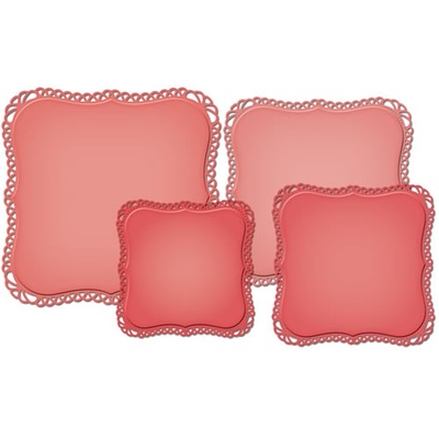 Ніж для вирубки Spellbinders - Grand Decorative Labels One, 4 шт.