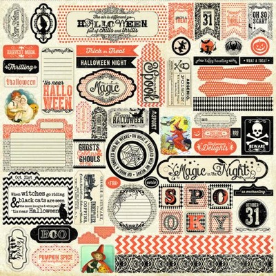 Наклейки Authentique Thrilling - Details Thrilling, 30х30 см