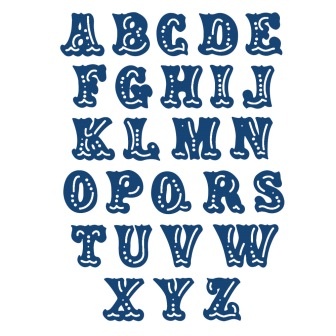 Ніж для вирубки від TatteRed Lace - Circus Alphabet