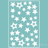 Чипборд від Вензелик - Набір зірок у планшеті, розмір: 150x100 мм