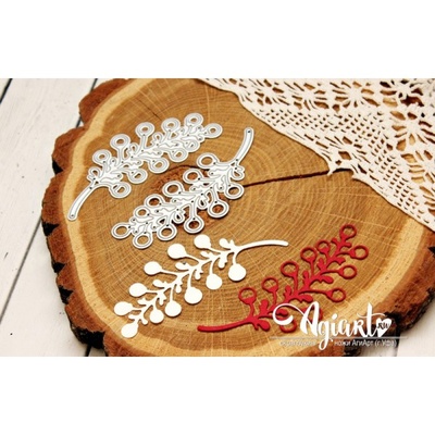 Нож для вырубки от AgiArt - "Веточки черники"