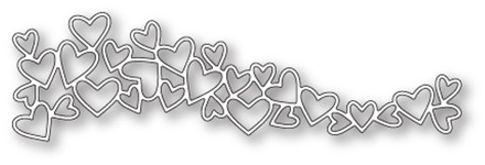 Ніж від Memory Box - Heart Wave - хвилі сердець