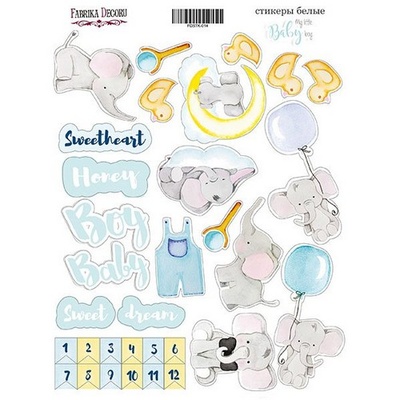 Набір наліпок My little baby boy, ТМ Фабрика Декору