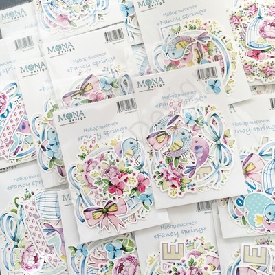 Набор высечек от Mona Design - "Fancy Spring"
