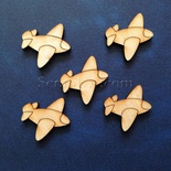 Деревʼяна фігурка WOOD-011 - Літак, 1 штука