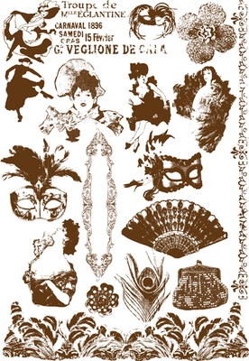 Флоковые  натирки от компании Prima - Moulin Rouge