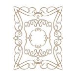 Пластини для фольгування від Spellbinders - Elegant Rectangle