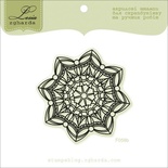 Акриловый штамп Lesia Zgharda F058b Розетка, размер 5,5х5,5 см.