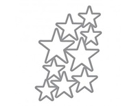 Ніж для вирубки від Spellbinders - Shapeabilities - Donna Salazar - Cascading Stars