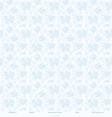 Набір паперу від Євгенія Курдібановська ТМ - Winter, 30x30 см, 8+2 аркушів