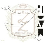 Набір акрилових штампів Lesia Zgharda N060 ШНУРОЧОК З ПРАПОРЦЯМИ ВЕЛІКІЙ