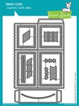 Нож для вырубки от Lawn Fawn - Scalloped Box Card Pop-Up