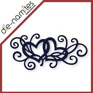 Ніж для вирубки Die-Namites - Heart Swirls