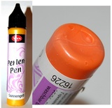 Краска-гель от  Viva-decor "Эффект жемчуга", цвет оранжевый, 25мл.