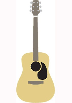 Ніж для вирубки Acoustic Guitar від Cheery Lynn Designs