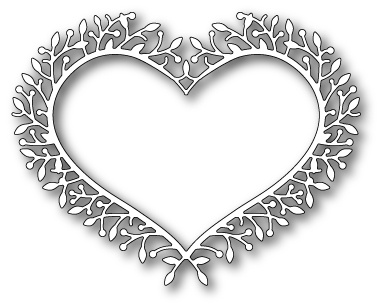 Ніж для вирубки від Poppystamps - Woodland Heart Frame