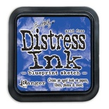 Штемпельна подушка Ranger Distress Ink Pad - July - Blueprint Sketch