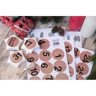 Набір для творчості Адвент-календар #9 UA, ТМ Fabrika Decoru, укр.мова