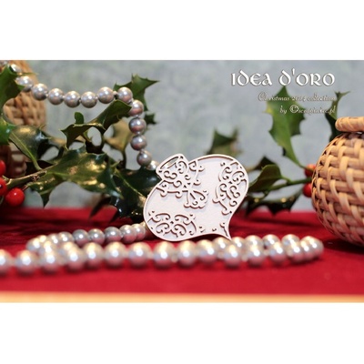 Чипборд Scrapiniec - Ялинкові прикраси Idea d'oro 01, 2