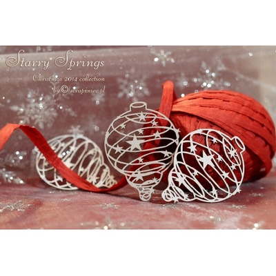 Чипборд Scrapiniec - кульки Starry Springs 02, 3