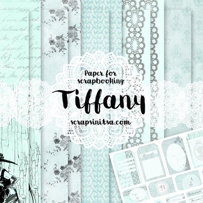 Набір паперу "Тіффані", 11 аркушів, 30x30 см, ТМ Тетяна Синиця